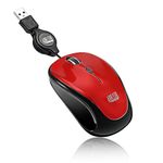 Adesso Ergonomic iMouse S8 - Retractable Optical USB Mouse