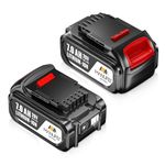 MANUFER DCB200 7.0Ah Replacement for Dewalt 18V 20V MAX DCB200 DCB180 DCB181 DCB182 DCB184 DCB201 Lithium-ion Battery Batteries Cordless Tools 2Packs