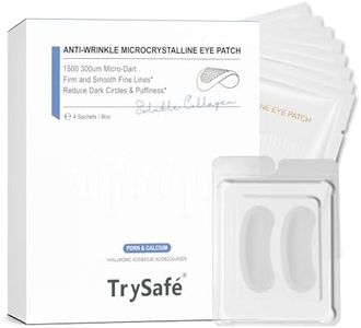 8 pairs PDRN &Calcium Micro Eye Patches, Under Eye Patches for Puffy eyes, Dark Circles & Wrinkle | Hyaluronic Acid, Kojic Acid, Collagen, Peptides, Vitamin C, Niacinamide - Korean Popular Eye Care