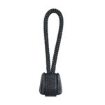 Paracord Planet Zipper Pulls Combinations – Choose from 5, 10 and 20 Pack Sizes (5 Pack, Black/Black)