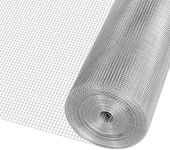 KANERS Hardware Cloth 1/4 in. 24in. x 100ft. Hot-dip Galvanized After Welding, 23 Gauge, Wire Fence Roll Chicken Wire Mesh Roll Garden Fencing