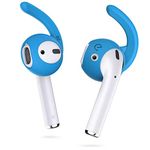 Keybudz EarBuddyz 2.0 Ear Hooks and Covers Accessories for Apple AirPods or EarPods Headphones/Earphones/Earbuds (3 Pairs) (Sky Blue)