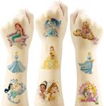 20 Sheets Princess Temporary Tattoo