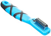 GROOM PROFESSIONAL Matt Breaker Rake for Dogs - Dematting Brush for Dogs - Dematting Tool - Tangle Remover - Perfect for Long/Wooly Coats - Unique Soft-Grip Non-Slip Handle, 9 Blade