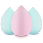 Makeup Sponge Blender DUAIU 3 pcs Beauty Blender Foundation Sponges Set Concealer Sponge Applicator Sponges…