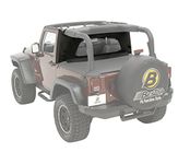 Bestop 80041-35 Black Diamond Wraparound Windjammer Wind Break for 07-12 Wrangler JK Including Unlimited