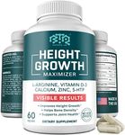 PEAKRISE HEIGHT GROWTH SUPPLEMENT L-ARGININE CALCIUM, ZINC 60 CAPSULES