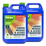 Jarder 2 x 5 Litre Concentrate Spray & Leave Cleaner - Patio Fencing Decking - Green Mould & Algae Killer