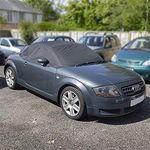 UK Custom Covers RP136 Tailored Soft Top Roof Half Cover Black - To Fit Audi TT 2000-2006