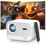 【Sound by JBL&1s Auto Focus】Projector, 700 ANSI Native1080P Portable Projector, WiFi 6 Bluetooth Mini Projector, Vertical Keystone 50% Zoom Yaber Projector for Bedroom/Home Cinema/iOS/Android/TV stick