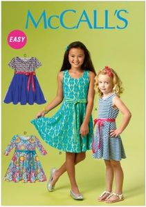 McCall's 6915 Children's & Girl's Circle Dresses Sewing Pattern - Size 7-8-10-12-14