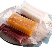 Ice Popsicles Bags Thick Frozen Pops Ice Cream Plastic Wrappers for Candy Food Grade Hot Sealing Packing Containers (300Pcs,Clear)