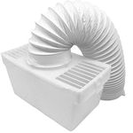 Utiz Universal Tumble Dryer Effective Indoor Internal Condenser Vent Hose and Box Kit 4" / 1m metre for Hotpoint Creda White Knight Tumble Dryer