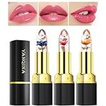 Bekoeen 3Pcs Clear Color Jelly Lips
