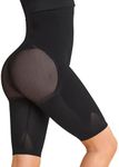 Leonisa Invisible High Waisted Shapewear Butt Lifter Short - Body Shaper for Women Tummy Control Bodysuit Black