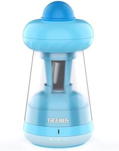 Electric Pencil Sharpener，Automatic Pencil Sharpener for Rechargeable Hands-Free,Auto in & Out, Portable for 6.5-11.5mm Pencils, Classroom Office Home（Sky Blue）