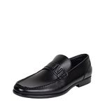 Kenneth Cole REACTION Men's Estate 2.0 Belt Loafer Driving Style, Black, 10.5