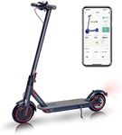 Electric Scooter 350W E-Scooter with App Control, 8.5 inch Honeycomb Tire, 3 Speed Modes Max up to 15.5mph, 18 Miles Long Range, Foldable Kick Scooter for Adults Teens (Maxload.125Kg)