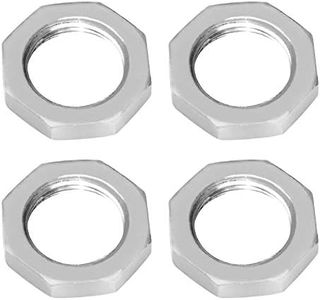 JoyTube 4 pcs 1/2" NPT Cast Pipe Fitting Hex Locknut Stainless Steel home brew Fittings