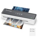 Bonsaii A4 Laminator Machine with 10 Laminating Sheets – 80-100mic Compatible, Compact & Portable Design, ABS Jam Release for Smooth Operation, Perfect for Home & Office Use (L421-A)