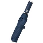 PRIME PICK Windproof Travel Umbrella with Trouch Light 10 Reinforced Ribs, Auto Open & Close, Teflon Coating, UV Protection, Compact Lightweight Durable for Men & Women All Weather Sun & Rain (Blue)