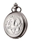 BOSHIYA Fullmetal Alchemist Pocket Watch with Chain Vintage Quartz Pocket Watches for Men Anime Edward Elric FMA Cosplay Accessories with Gift Box