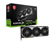 MSI GeForce RTX 4070 Ti Super 16G Ventus 3X OC Graphic Card - NVIDIA GeForce RTX 4070 Ti Super GPU, 16GB GDDR6X 256-Bit Memory, 21 Gbps, Pci Express 4 Interface, Upto 2640 MHz, TORX Fan 4.0 - PCIe