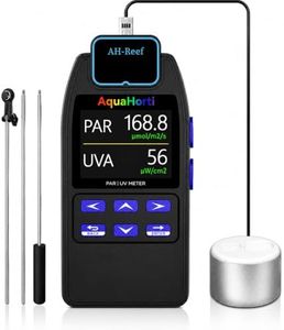 AH-Reef PAR Meter,Test PPFD,UVA w/m²,Waterproof Sensor,Show R,G,B% in Aquarium Light.Record PAR | UVA Distribution