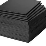 KEJJNYER 30 Pack Black Foam Boards 8x10 inch, Black Foam Core Boards Baking Board Mat Board Center, 3/16in(5MM) Thick Black Poster Polystyrene Boards Crafts Foam Sheet for Projects Art Display