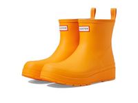 Hunter Original Play Short - Boots for Kids - Pull-on Construction - Rounded Toe - Polyester Lining, Sunshine Orange, 11