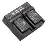 BM Premium 2 Pack of LB-015 Batteries and Dual Bay Battery Charger for Kodak PIXPRO WPZ2 Digital Camera