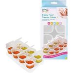 8 Pcs Ice Cube Tray, Baby Food, Ice Cube Tray with Lid, Baby Food Freezer Pots Trays, Baby Food Freezer Containers, Baby Food Pots, Baby Food Storage Containers, Baby Feeding, Food Freezing BPA Free