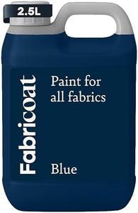 Fabricoat - Fabric Paint for Furniture - 85 oz / 2.5L Blue - Restore or Change the Color of Couches, Chairs, Upholstery, Soft Furnishings, Car Interiors, Clothing, & Footwear