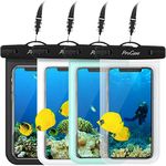 ProCase 4 Pack Waterproof Phone Pou