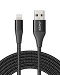 Anker Powerline+ II Lightning Cable (10ft), MFi Certified for Flawless Compatbility with iPhone 11/11 Pro / 11 Pro Max/XS/XS Max/XR/X / 8/8 Plus, and More (Black)