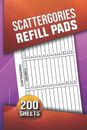 Scattergories Refill Pads: 200 Categories Refill Sheets  Playing Scattergories B