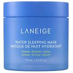 LANEIGE Water Sleeping Mask Overnight Gel, Replenishes Skin to Brighten, Clarify, Hydrate and Strengthen Skin's Moisture Barrier with Sleep-biome technology and Squalane, 2.4 fl. oz.