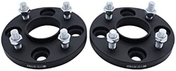 2pcs 15mm Spacers 4x108mm Hubcentric Forged Wheels Spacer Kit mit 8x Lug Bolts M12x1.5 Hub 63.3mm Compatible with Ford Fiesta Focus Mondeo Rs St