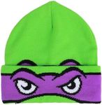 Bioworld TMNT Rolldown Donny Adult Acrylic Mesh Eye Green Beanie