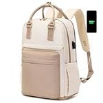 Laptop Backpack for Women 15.6 Inch Laptop Bag Fashion Backpacks Stylish Teacher Nurse Travel Bags Purse Daypacks for Work