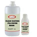 Raman fiber glass Clear Casting Polyester Resin, Long- Lasting Resin 1000gm