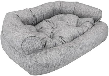 Snoozer Luxury Overstuffed Microsuede Pet Sofa