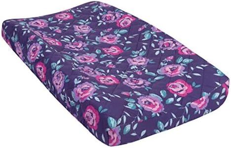 Trend Lab Quilted Jersey Changing Pad Cover, Flora