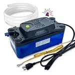 MSELTOS 1/30 HP 130 GPH 20ft Max Head HAVC Condensate Pump, 110V/240V w/Automatic Safety Switch, Removal Drain Pump for Air Conditioner, Furnace, Dehumidifier, Ice Maker, AC Unit