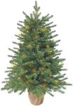 Pre-lit Mini Christmas Tree 90cm/3f