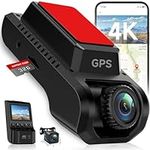 Dash Cam Front and Rear, 4k+1080P D