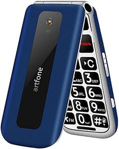 artfone Big Button Mobile Phone for Elderly, Senior Flip Phones Sim Free Unlocked Easy to Use Basic Cell Phones with 2.4" LCD Display | SOS Button | Talking Numbers | FM Radio | Torch |1200mAh Battery