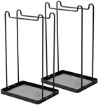 RoleDes 2 Pack Hanger Organizer Stacker Clothes Hanger Holder for Closet Laundry Room Organizer and Storage, Holding up Multiple Wire Velvet Plastic Wood Hangers, Coat Hanger Stand for Adult and Child