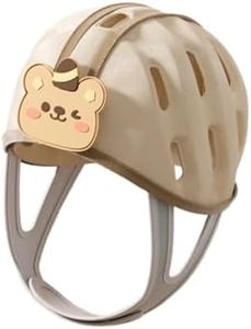 Baby Safety Helmet is Ultra Lightweight, Expandable, and Breathable. The Circumference of The Baby Safety Helmet Head is 16-19 inches (Yellow Bear)