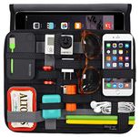 Cocoon GRID-IT WRAP - Bag & Organizer for iPad from 10 inches | Case in Neoprene for Tablet | Organizing System - Black / 28,5 x 3,2 x 23,5 cm